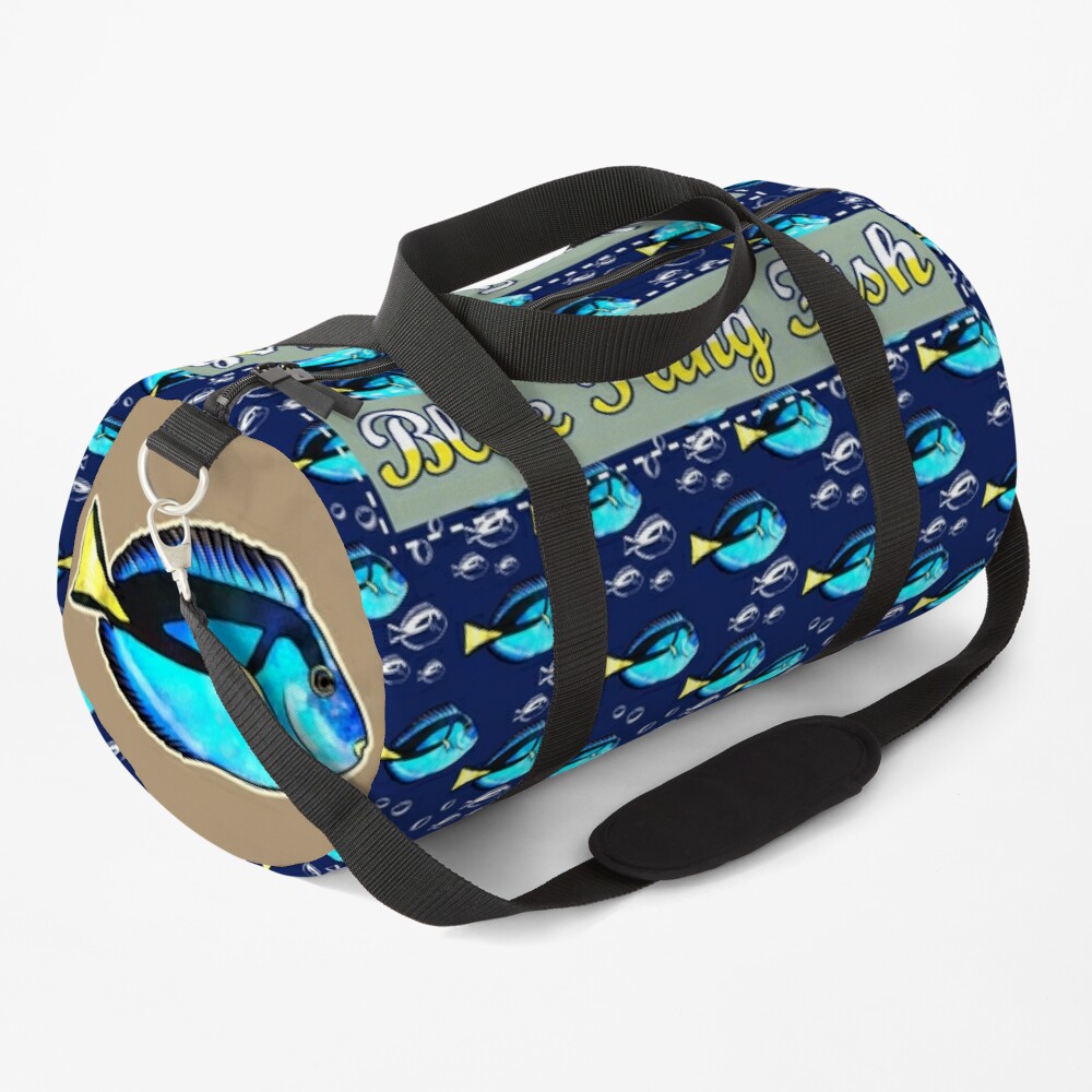 Blue Tang Fish Theme Duffle Bag - Tina McWeird Designs