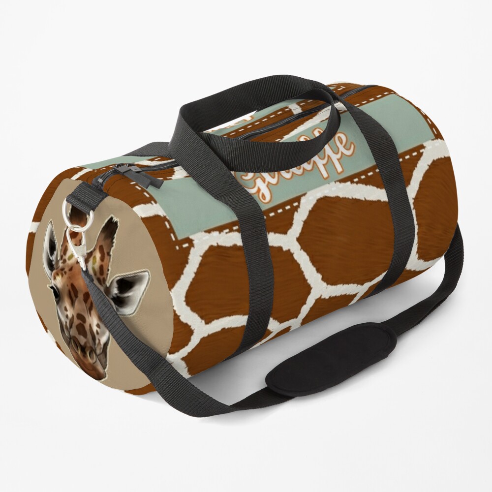 Giraffe Themed Attire Duffle Bag - Tina McWeird Designs